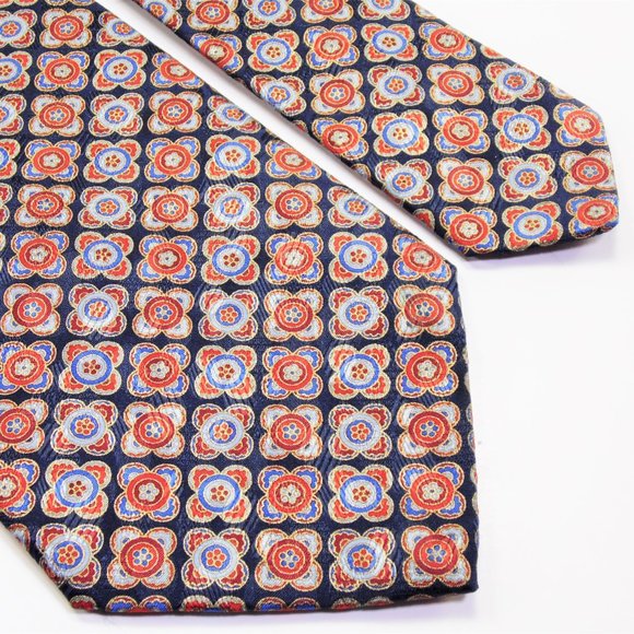 Stefano Ricci Multicolor Geometric 100% Silk Tie - Picture 7 of 11